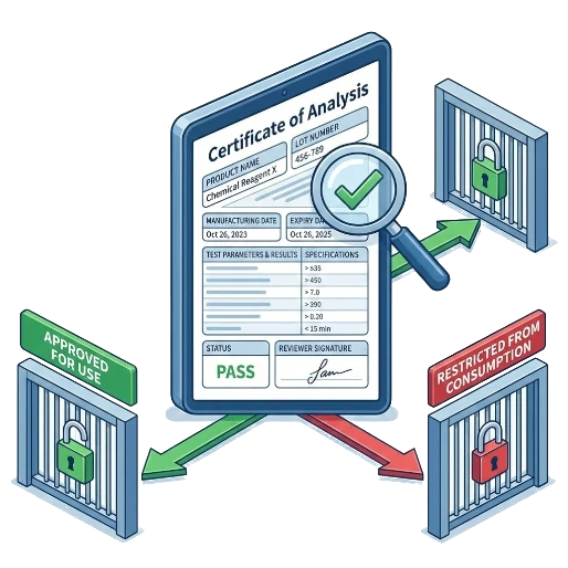 Batch & COA Management — Control Quality Before Use