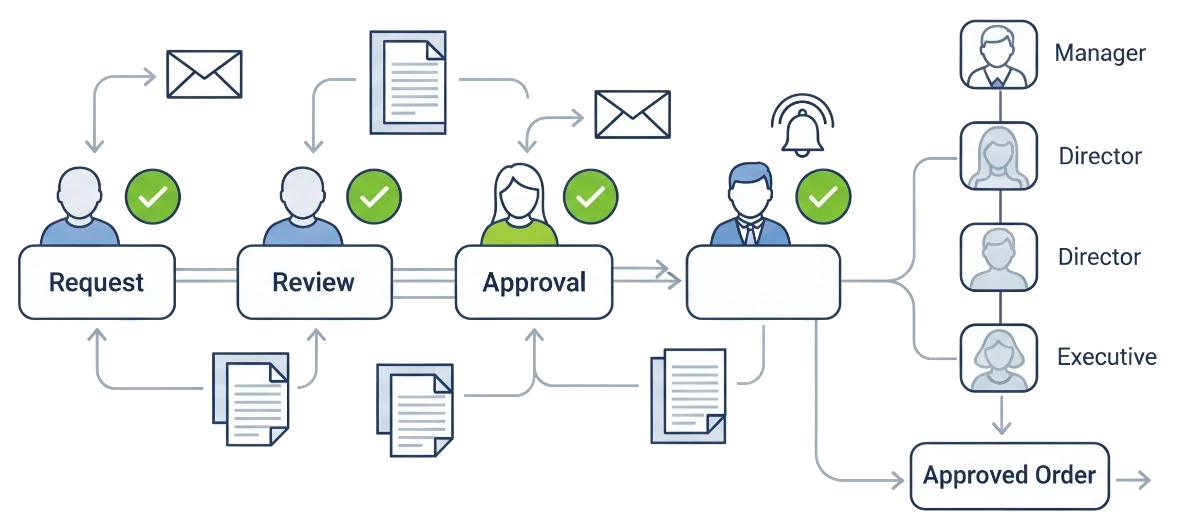 Multi-Level Approval Workflows for Streamlined Purchase Authorization