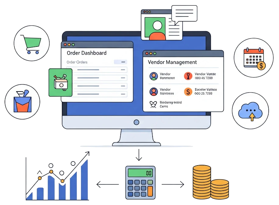 Centralize ordering, invoices, and cost management