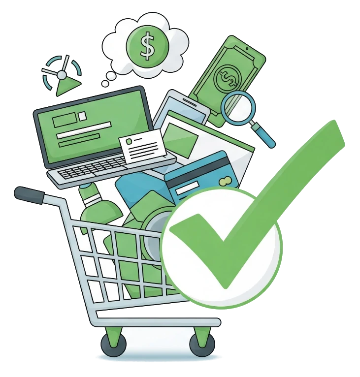 Capture every detail of what, why, and how much you’re buying