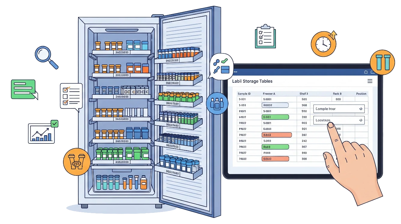 Organize Samples with Spatial Accuracy