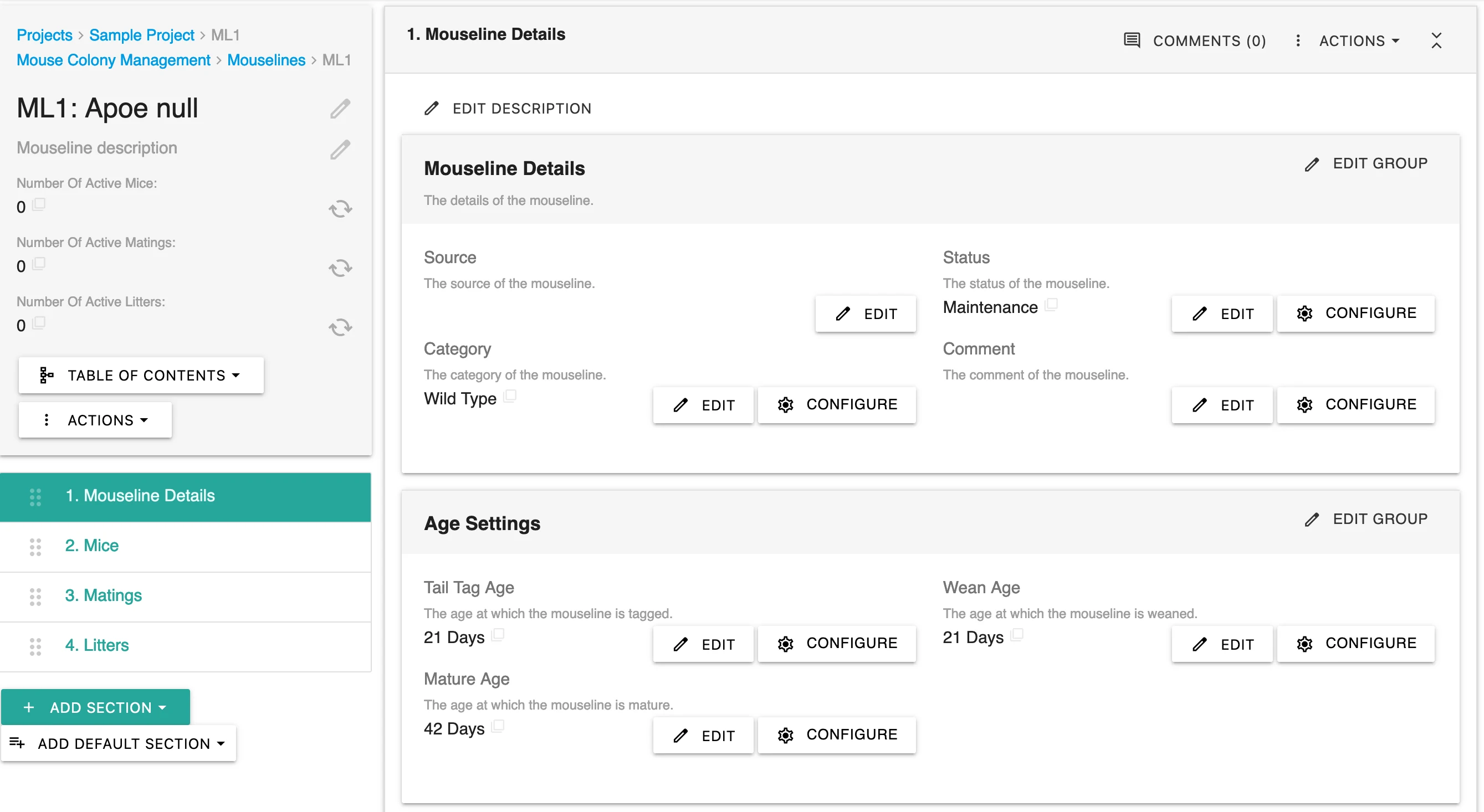 Track Mouseline Details and Statistics with Ease